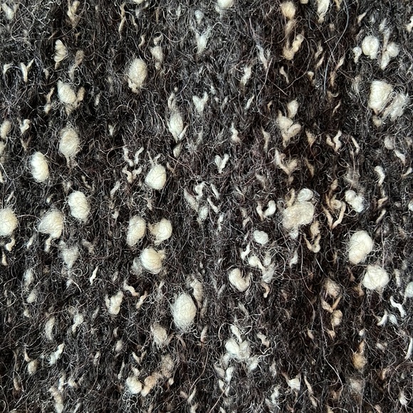 & Other Stories Puff Sleeve Bouclé Cardigan Sweater Alpaca Blend Size M - Picture 11 of 12
